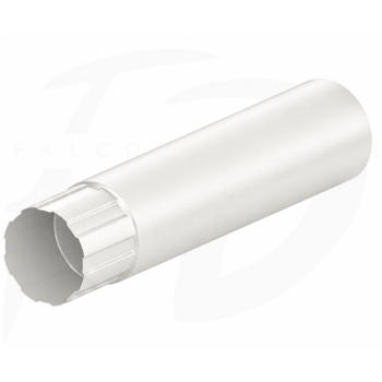 KROP STAL – Rura spustowa Ø 100 × 3 m – biały RAL 9010